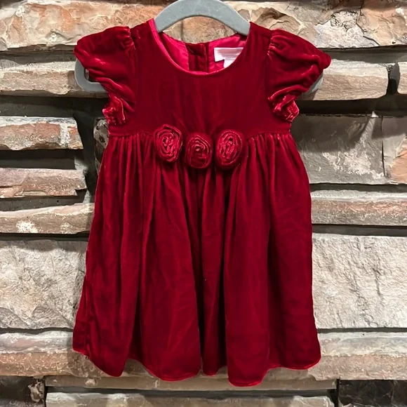 janie and jack red velvet dress Amazon.com: The Holiday Velvet Baby Dress, RED, 0-3: Clothing, Shoes &  Jewelry